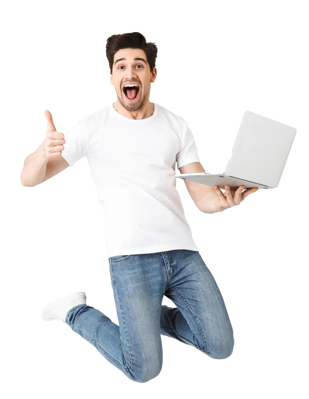 happy at work met werkende WiFi 7 super WiFi voor kantoren voor beter werkgeluk